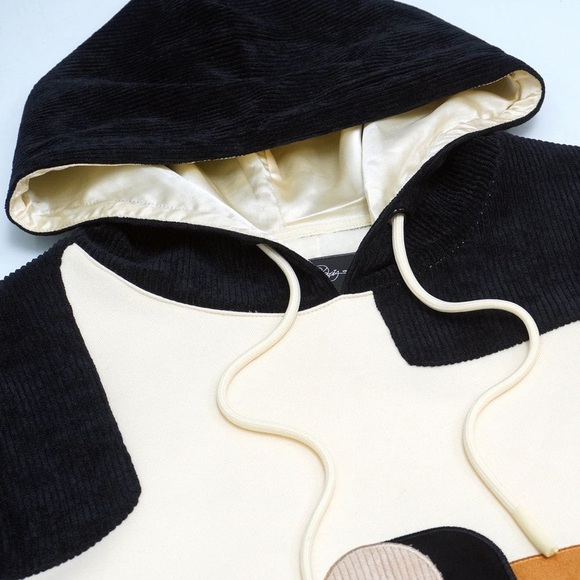 Corduroy Mix Hoodie by Frost Originals - Picture 10 of 10